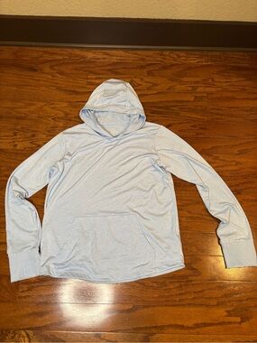 Athleta  Blue Girls' Hooded Pullover Sweatshirt